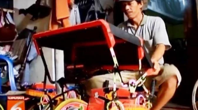 Sambut MEA, Tukang Becak di Kota Ini Kursus Bahasa Inggris regional.liputan6.com/read/2467261/s…