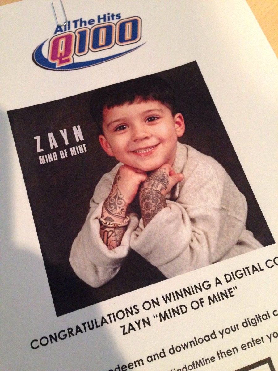 Need to have @ZaynMalik's new album?! Tweet --> #Q100Zayn . We'll pick a bunch of winners in 30 min! - @AdamBombShow