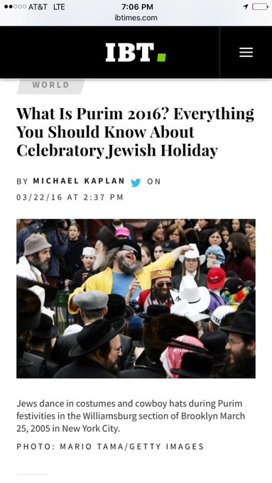 Purim in Brooklyn is insanity! https://t.co/UgXrXjIn82<a href="/tag/supportartists"class="tags"><span>#supportartists</span></a><a href="/tag/iaminit"class="tags"><span>#iaminit</span></a>