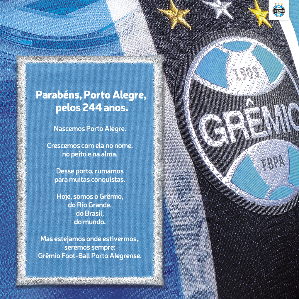 Essa é a nossa homenagem à Capital dos Gaúchos e a todos os porto-alegrenses! #PortoAlegre244anos