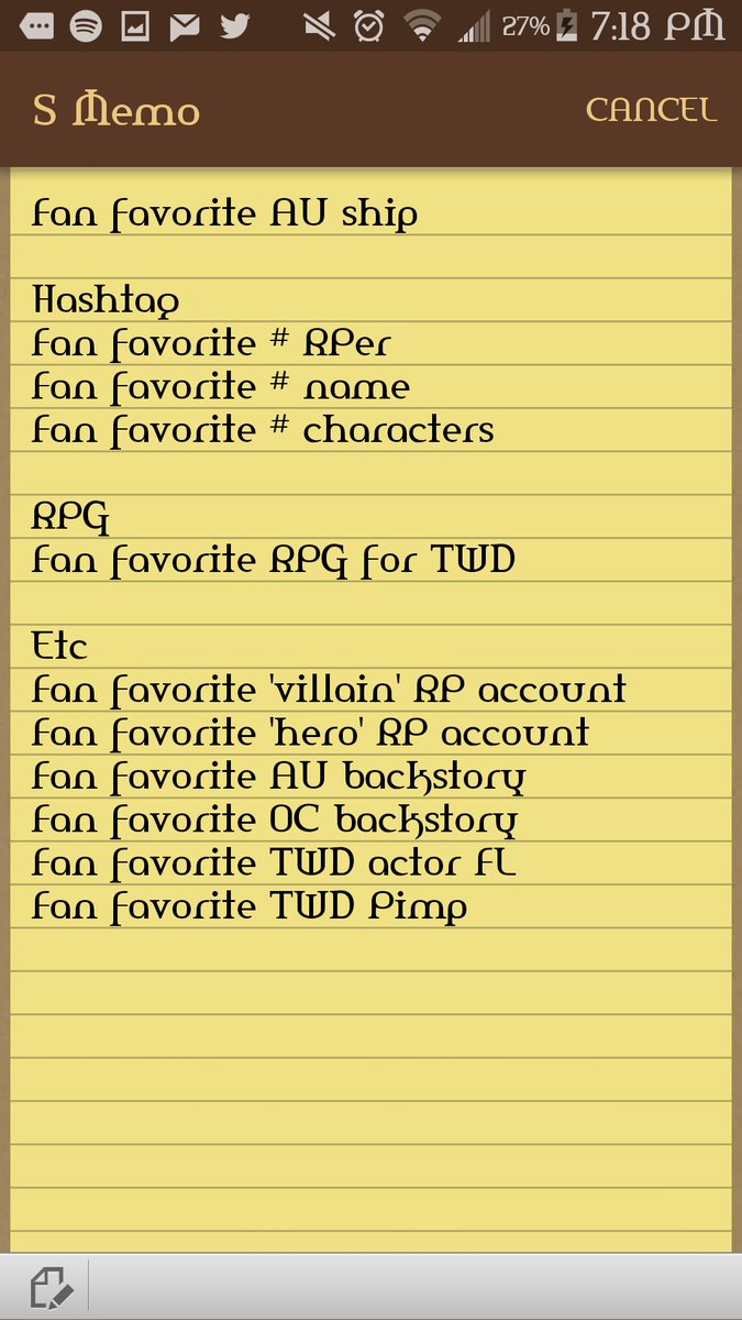 The categories will be as stated below!

WITH THE # CATEGORY,PUT THE # NOT THE @!

Please RT to let people know!