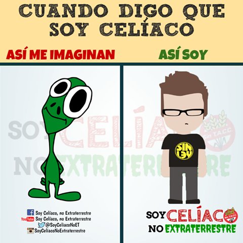 CeliacoCom's tweet photo. Cuando digo que soy Celiaco!! #AsiMeImaginan y #AsiSoy ..... @SoyCeliacoNoET https://t.co/bNkucB4tU2