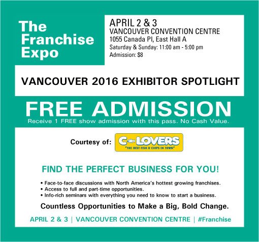 FranchiseExpoCA's tweet photo. #Food4Thought Buy #franchise @FranchiseExpoCA @VanConventions #YVR Learn more about @CLoversFishChip. Attend free https://t.co/zdwyyzhSfY