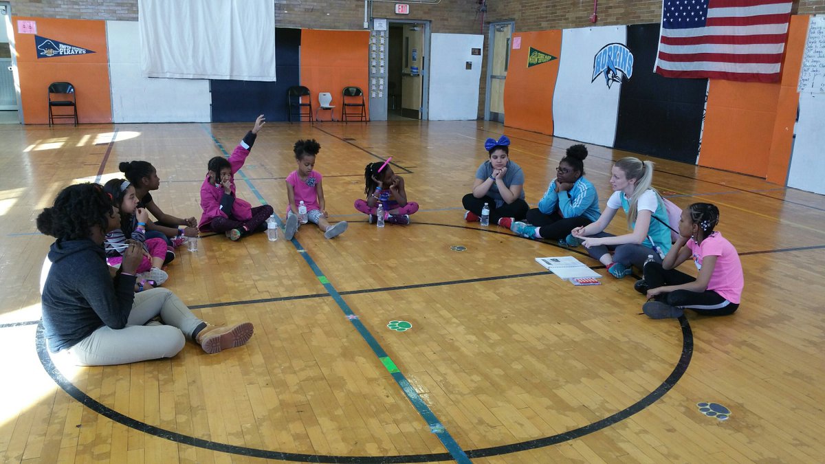 LangSTEMPrincip's tweet photo. @LangleySTEM Scholars in Girls on the Run readying for our Spring 5K! @GOTRDC #GirlPower #confidence #DCPSRising https://t.co/6I9y9JFBiQ