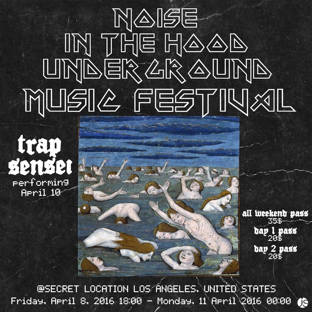 sensei_yung's tweet photo. @TrapSensei will b at #noiseinthehood 
April 10th LA
Tickets Here: https://t.co/j5zZ6QeagZ
Art By @guccimane2001 https://t.co/CgxJowmSYo