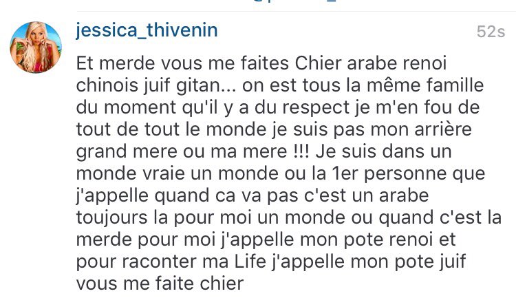 JessicaThivenin's tweet photo. Une bonne foi pour toute j'enmerde ceux qui m'aime pas moi je suis moi!!! https://t.co/2RR1eNfT0h