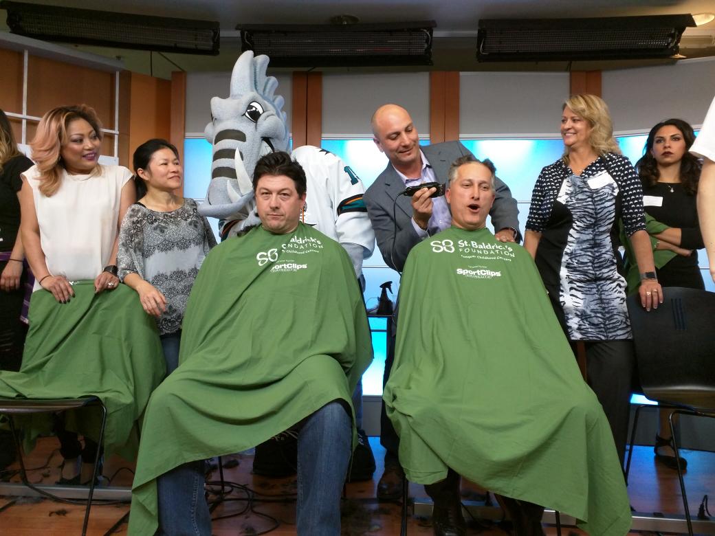 stiltsky's tweet photo. Team @splunk at #bravetheshave event in Palo Alto. Looking good guys! #stbaldricks https://t.co/IZjg1CDF8e
