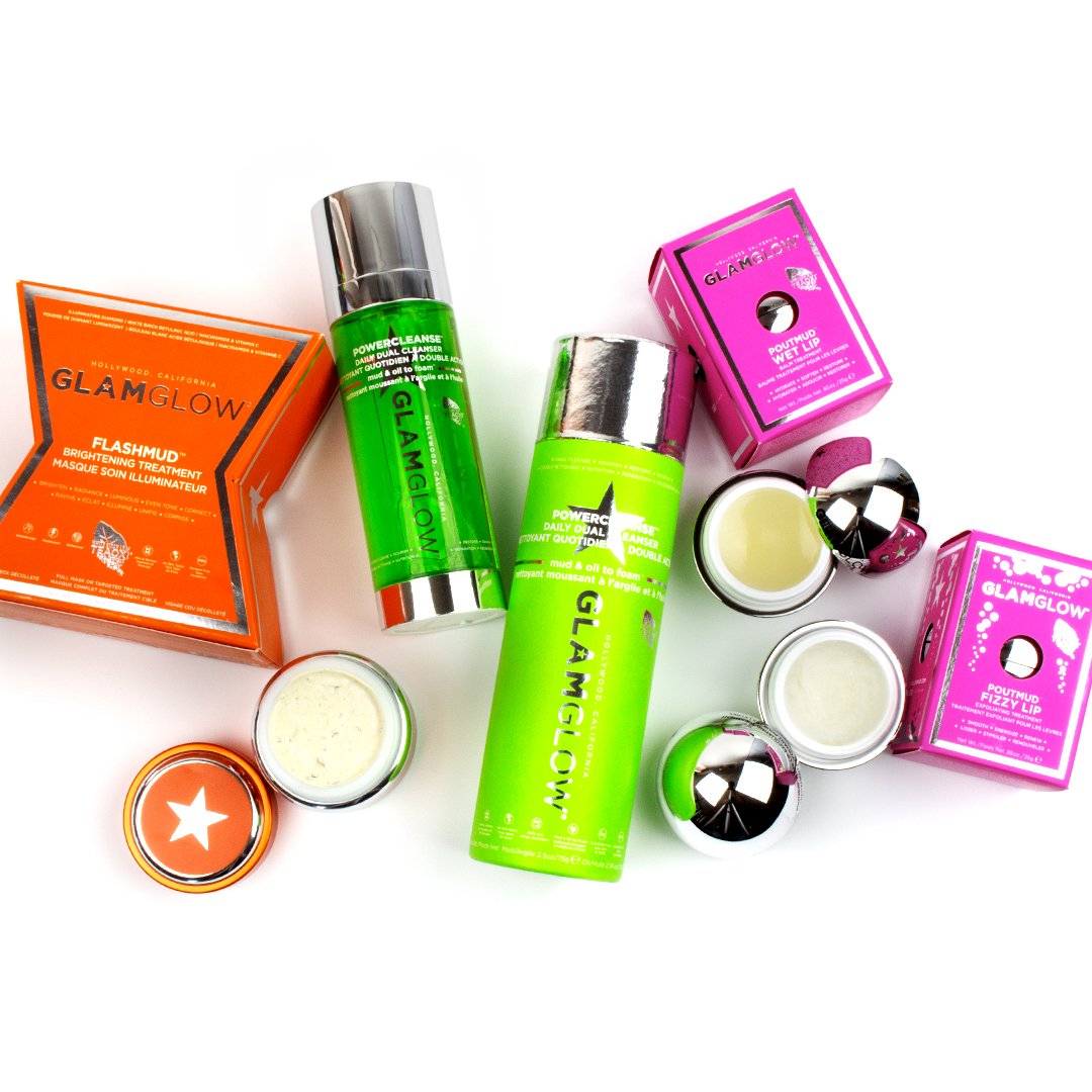 glamglow's tweet photo. #FLASHMUD #POWERCLEANSE and #POUTMUD (FIZZY + WET) are Finalists in this year's @CEWinsider Beauty Insider Awards! https://t.co/zWltBroAWP