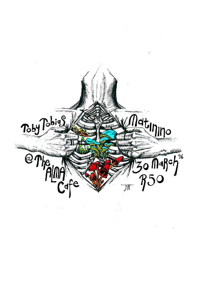 Don't miss out 30 March gig together with Toby Tobias <a href="/tobyny/">TobyTobiasEnsemble</a> #almacafe #capetown Going to be awesome!