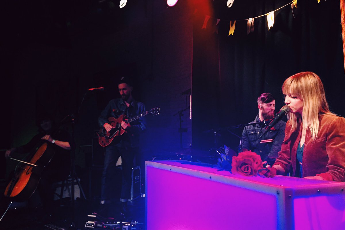 treefortfest's tweet photo. #SaddleCreek with @themynabirds at #LinenBuilding at #treefort2016! ✨ https://t.co/dd98JCxpwz