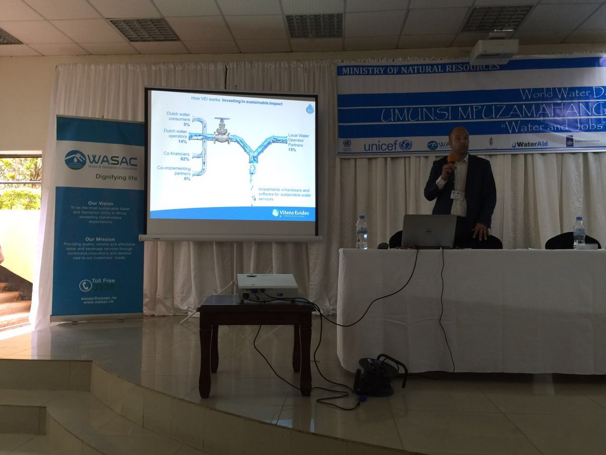 SusWasRwanda's tweet photo. Great 3day visit #WorldWaterDay by #VEI shareholders; 1.Project visit, 2.WWD @IWRM_Rwanda Conf.&amp; 3.Private Operator https://t.co/4sCvOZ9Wx6