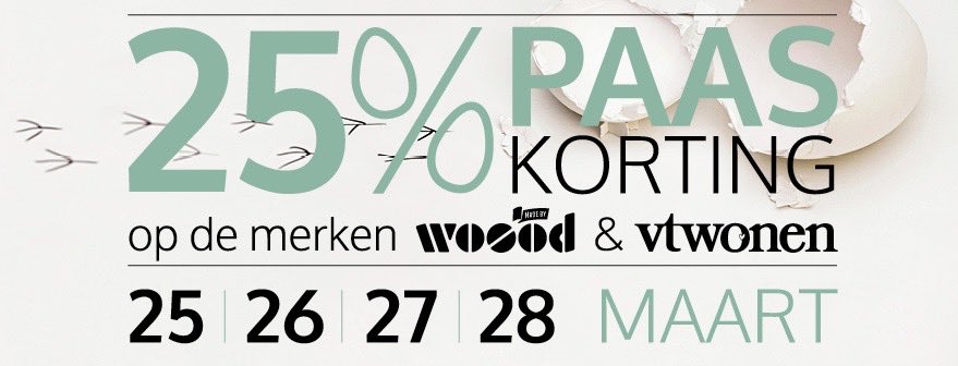 4 dagen 25% korting, €100 cadeau én nog veel meer acties op basiclabel.nl #pasen #acties #shoppen