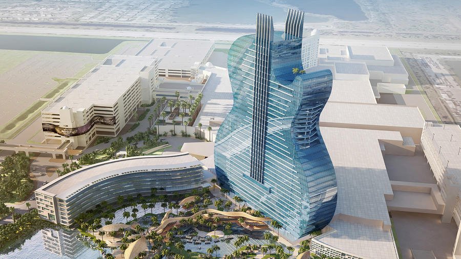ElevatorWorld's tweet photo. Hard Rock Casino leaders in Florida have proposed a guitar-shaped hotel. https://t.co/eRtPjHarpT #hardrock #Florida https://t.co/v4VNlTZLQS