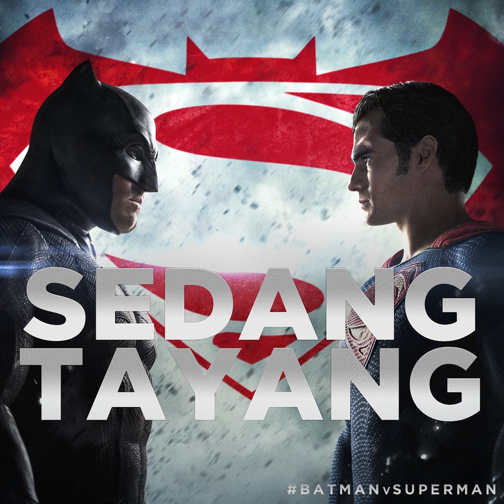. #BatmanvSuperman sedang tayang di bioskop dalam format 2D, 3D, <a href="/IMAX/">IMAX</a> 3D &amp; Dolby Atmos.