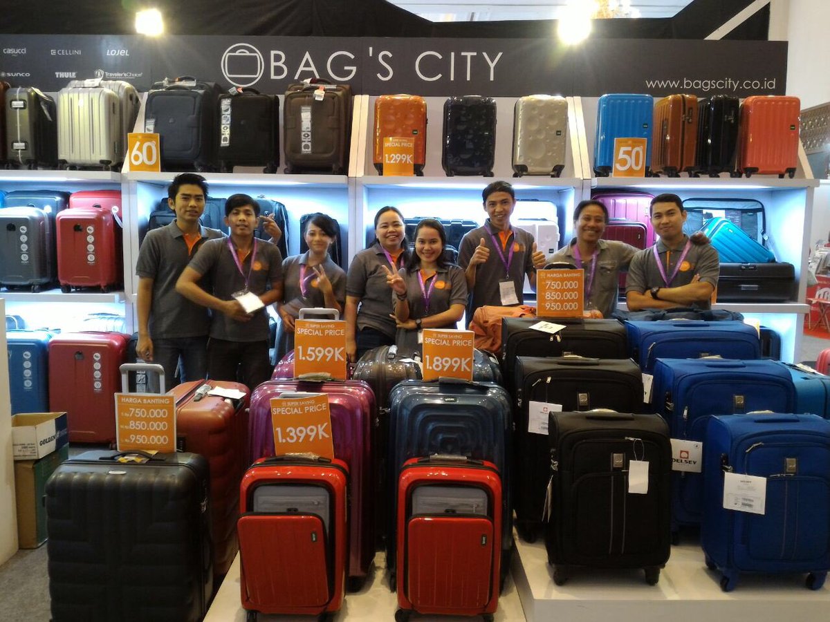 bagscityid's tweet photo. Mari datang ke booth no 112 #astindofair2016. Dapatkan promo menarik. Luggage Starts from IDR 850,000 https://t.co/n5rl3h9Cvn