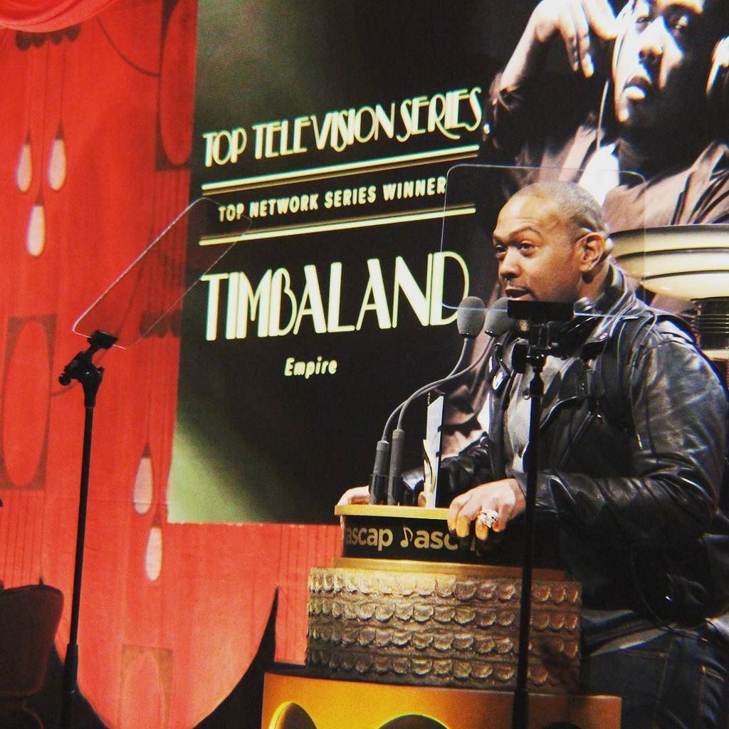 ASCAP's tweet image. .@timbaland on his very first #ascapscreen award: "This is only the beginning!"