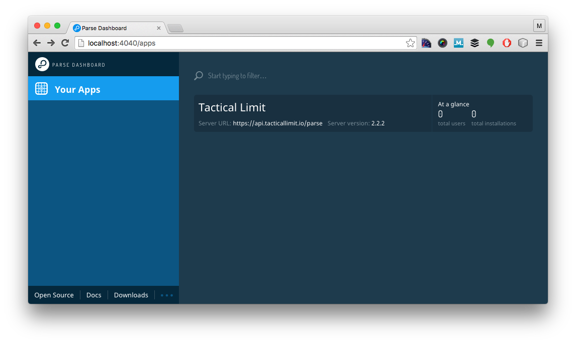 BurningNeuronIO's tweet image. Long easter weekend 🐰 - so far today managed to get #parseserver and parse dashboard setup for #TacticalLimit