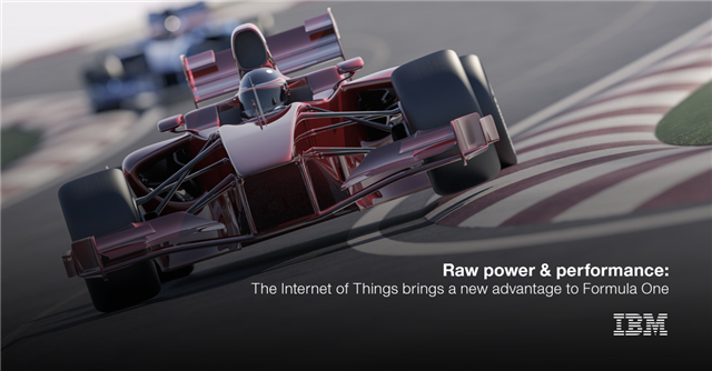 IBMData's tweet photo. How #IOT sensor data &amp; #cognitiveanalytics are revolutionizing #Formula1 racing : #IBMIoT https://t.co/b5FtzPUeL8 https://t.co/OjXU0LJqcZ