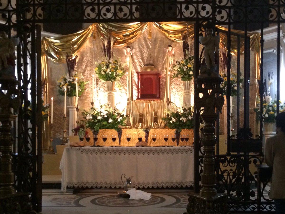 CDPsisterjoyce's tweet photo. Praying with @CDPSister and friends #VisitaIglesia - SA visit to seven churches #vocations #HolyThursday #beAcdp https://t.co/4PT4PeOp7A