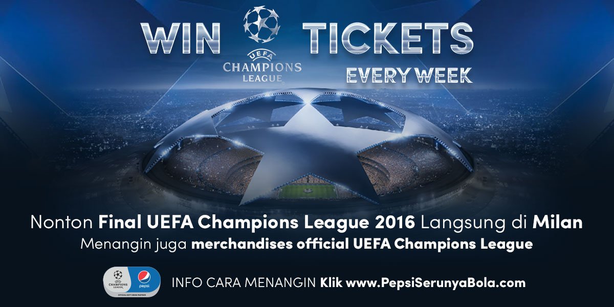 jocker_notlove's tweet photo. Semoga dapet tiket final UEFA Champions League! Mau juga? Ikutan #SeruItuNontonBola https://t.co/XRQmsna755 https://t.co/DxK6qiyQs3