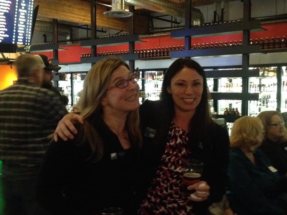 ElectTopper's tweet photo. Alishia w/Temple Lentz celebrating the great work of Friends of the Columbia Gorge. #electtopper https://t.co/bs0s5OJ0ZK
