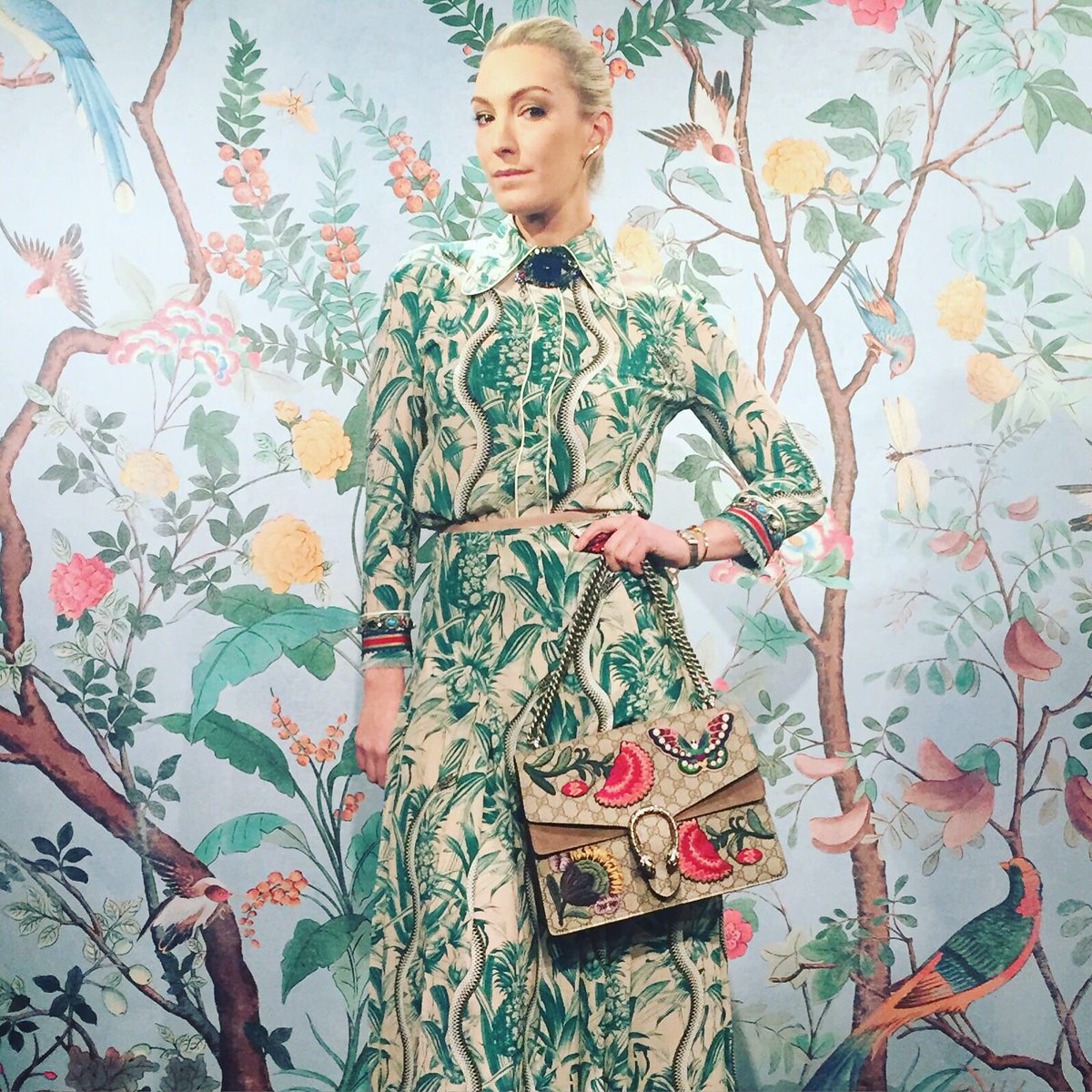 clairemelwani's tweet photo. @hongkongtatler contributing editor @OBuckingham working that @gucci look #guccigram #ArtBaselHK https://t.co/tBqhG9JNK1