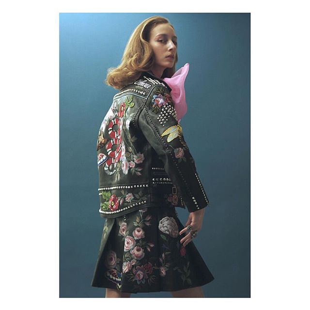 NAMBA_jej's tweet image. Gucciの鋲ジャン
100万以上する
#gucci #グッチ　#studdedjacket #鋲ジャン