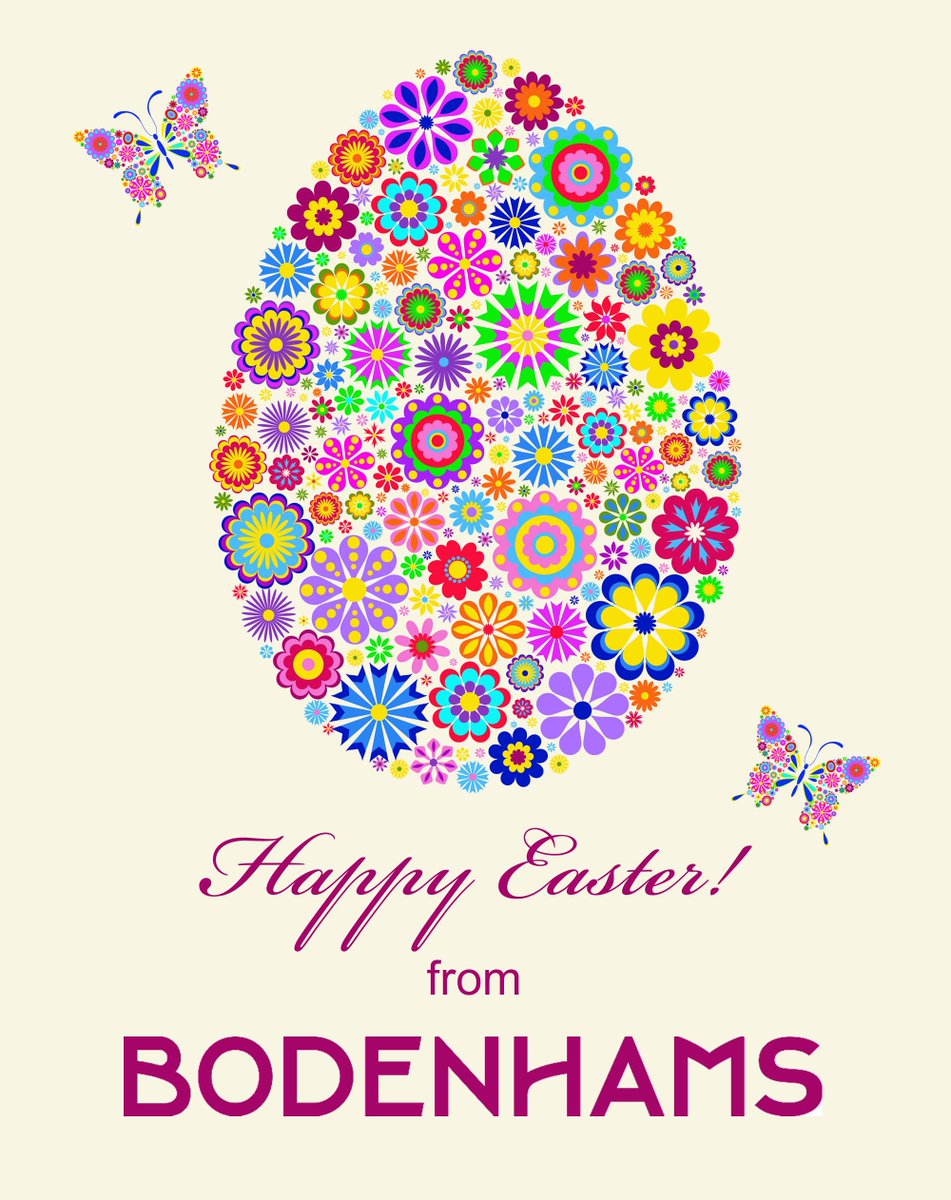 bodenhams's tweet photo. Have a lovely Easter! We are open today 11-4, Saturday 9-5, closed Sunday and open Easter Monday 11-4. https://t.co/jP51y2LZDx