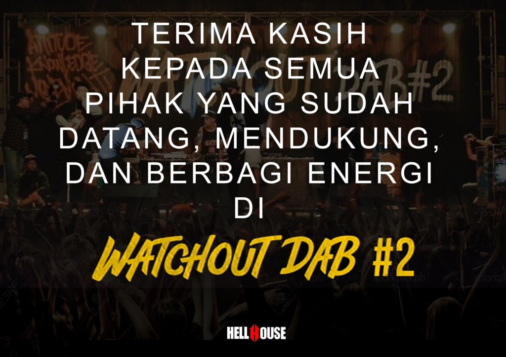 Maturnuwun 🙏
Sampai ketemu di Watchout Dab #3