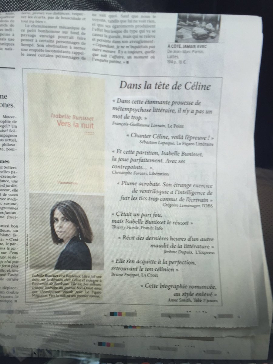 bunisset's tweet photo. Hier dans le Figaro Littéraire. https://t.co/naB0P8Ubg7