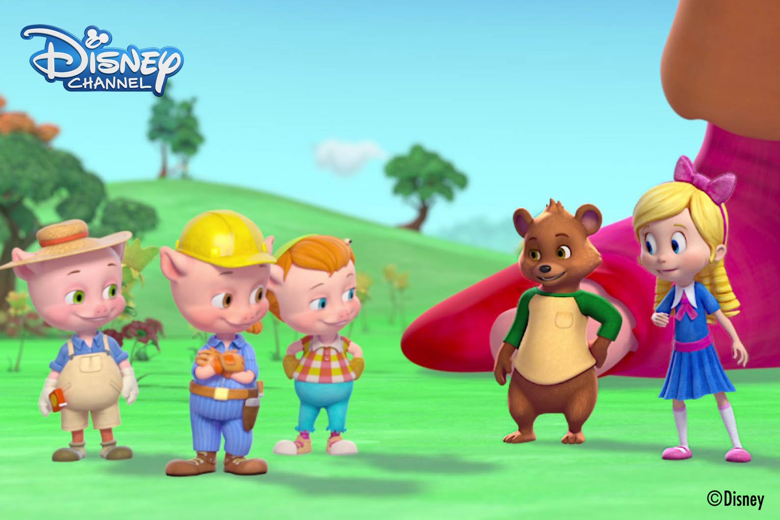 ディズニー チャンネル公式 在 Twitter 上 明日26日 土 7時 ディズニー ジュニアの新番組 おとぎのもりのゴールディとベア が登場 初回は1時間の拡大放送 大親友のゴールディとくまの二人組が 赤ずきんなど童話のキャラクターたちと繰り広げるファンタジー