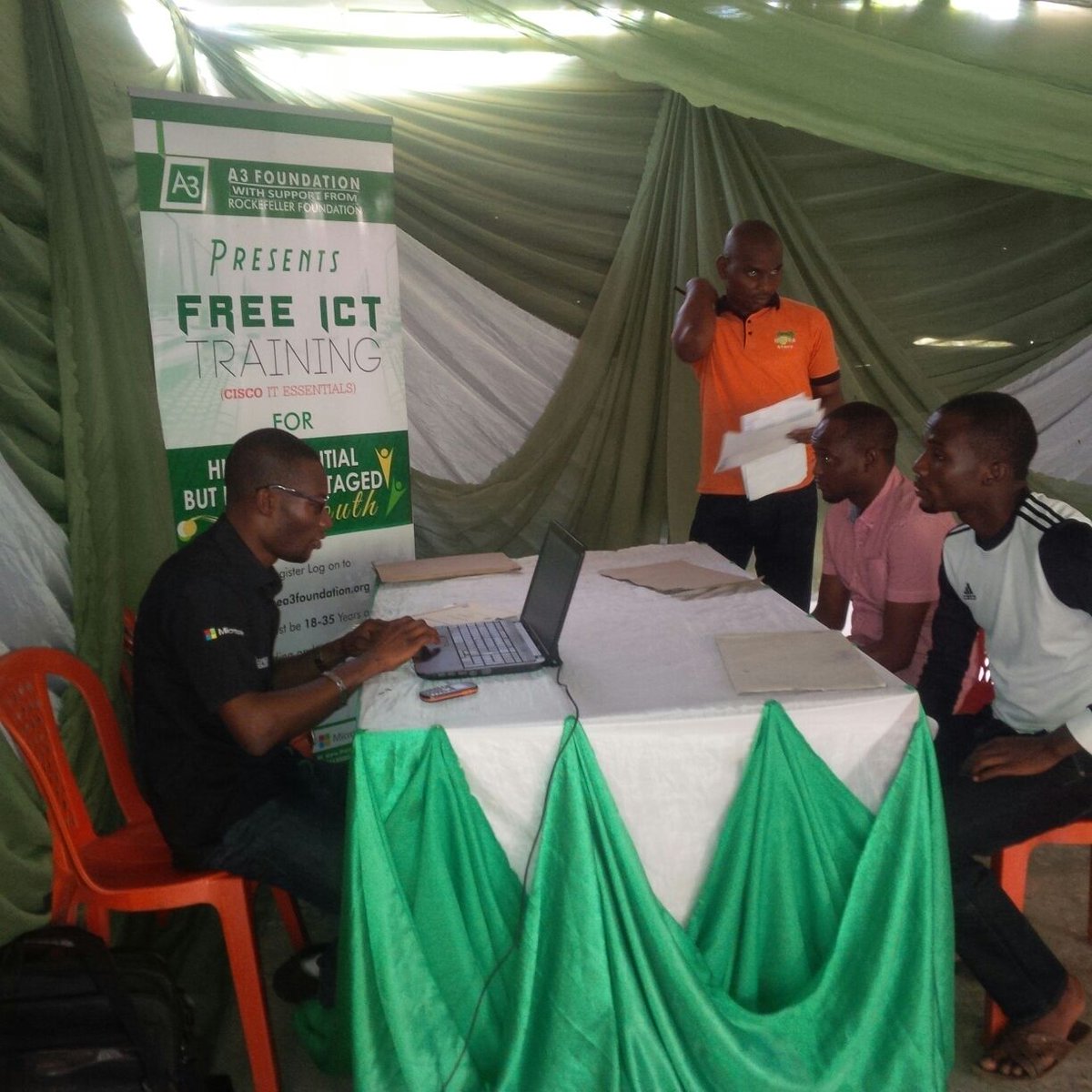 A3Foundation1's tweet photo. A3 CISCO IT Essentials screening held yesterday at women multipurpose center kaduna. Training commences immediately https://t.co/jrok9GZTgH