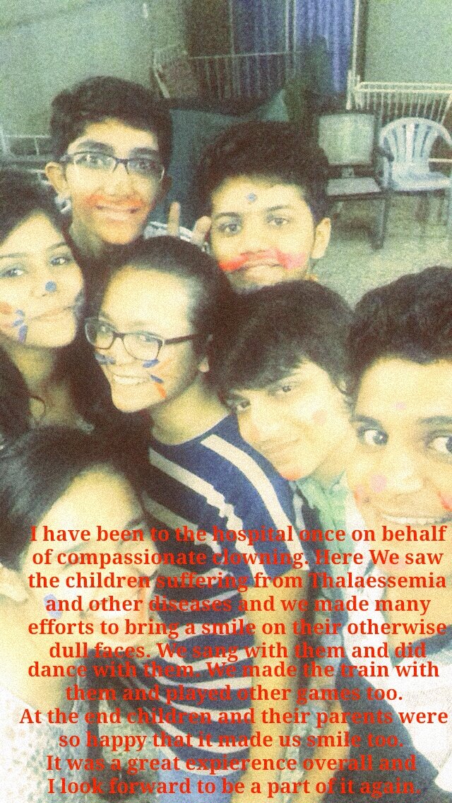 clowncompassion's tweet photo. Clowning experience by Bhavi Shah
#compassionateclowns 
#Smilingwidgets 
#LoveCompassionLaughter https://t.co/2CAOuLokTu