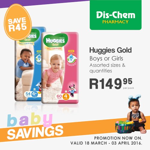 huggies gold dischem