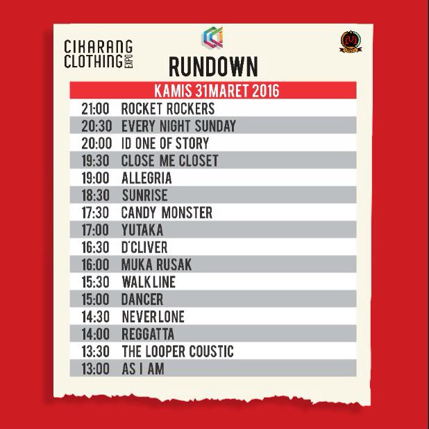 Hi sahabat Alegria.. Jgn lupa dtg ya.. Support Alegria di CityWalk hr Kamis 31 Maret 2016 di Cikarang Clothing Expo.