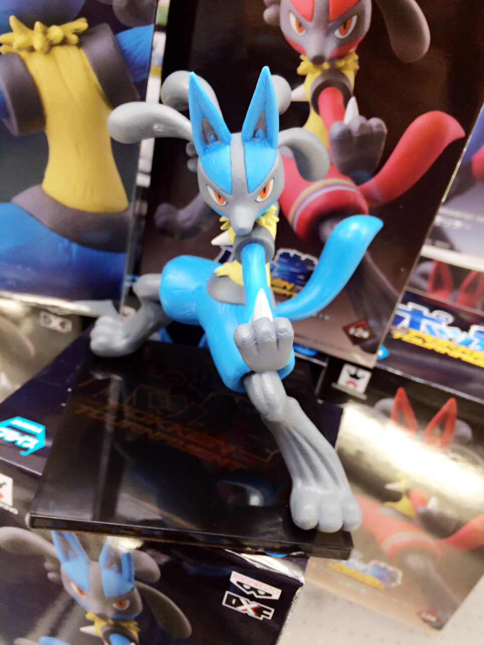 توییتر クラブセガ新杉田 در توییتر 景品情報 ポッ拳 Dxfフィギュア ルカリオ ポケモンから ポッ拳 Ver のルカリオフィギュアです なんと2pカラーのレッドもご用意してますよ ポッ拳 ポケモン ポケットモンスター ルカリオ T Co B2mtddn8wi