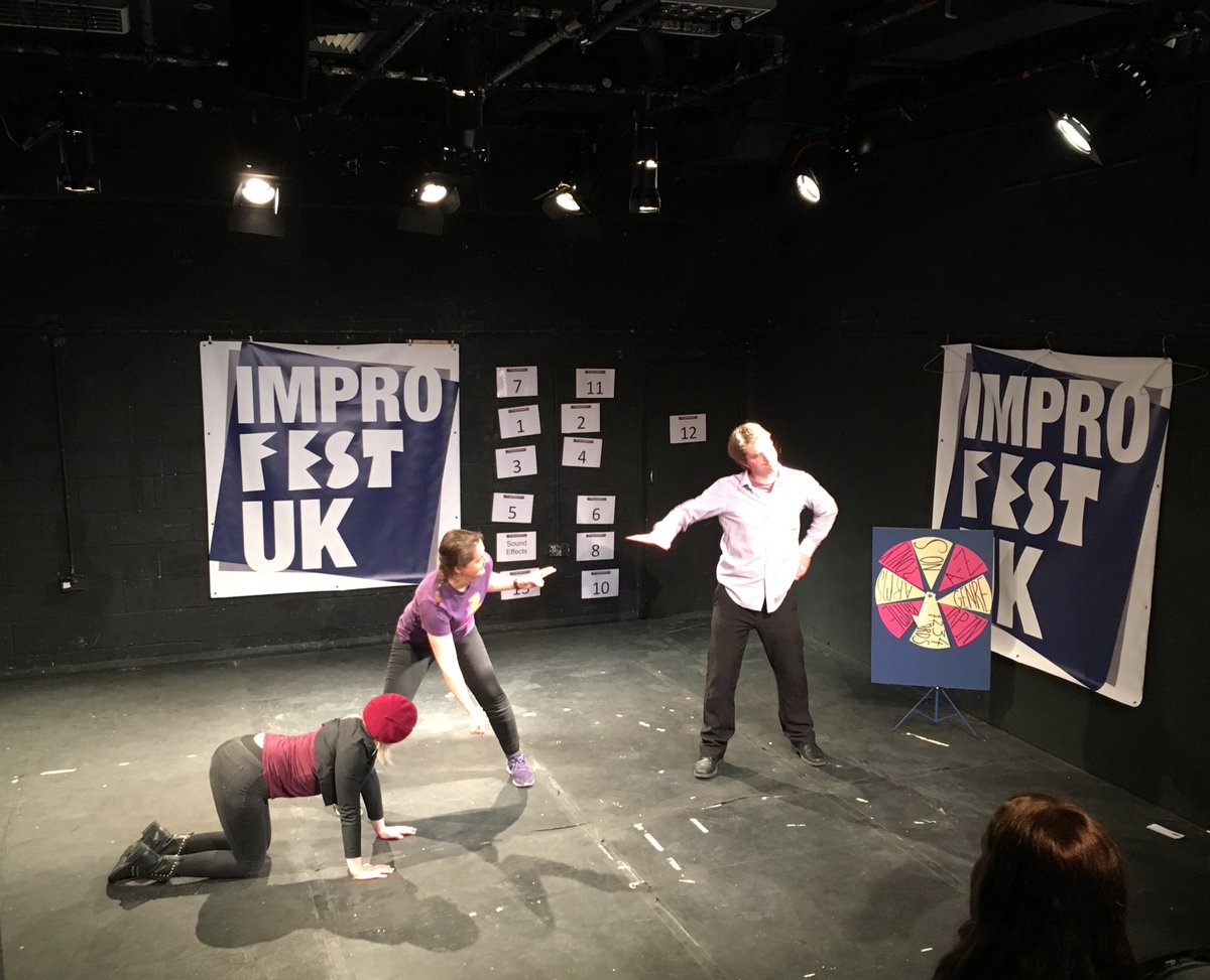 HIGHLIGHTS: They spun the improv wheel yesterday. <a href="/ImprovAnon/">ImprovisersAnonymous</a> at 
<a href="/ImproFestUK/">ImproFestUK</a> day 5
improfestuk.co.uk