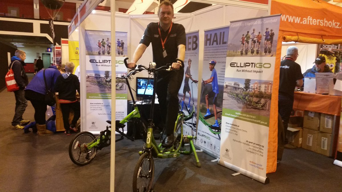 CF11Fitness's tweet photo. @cardiffcouncil Channel View will be on the @ElliptiGOUK stand @CDFSportsExpo 2day #runwithoutimpact #ActiveCardiff https://t.co/Ie80NxXFhA