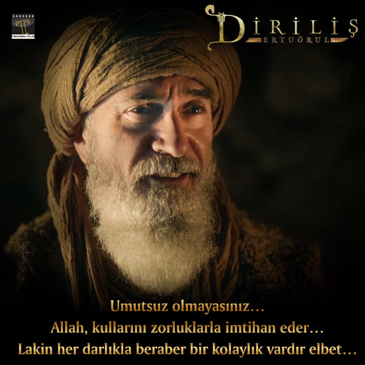 "Allah, kullarını zorluklarla imtihan eder. Lakin her darlıkla beraber bir kolaylık vardır elbet." Hayırlı Cumalar.