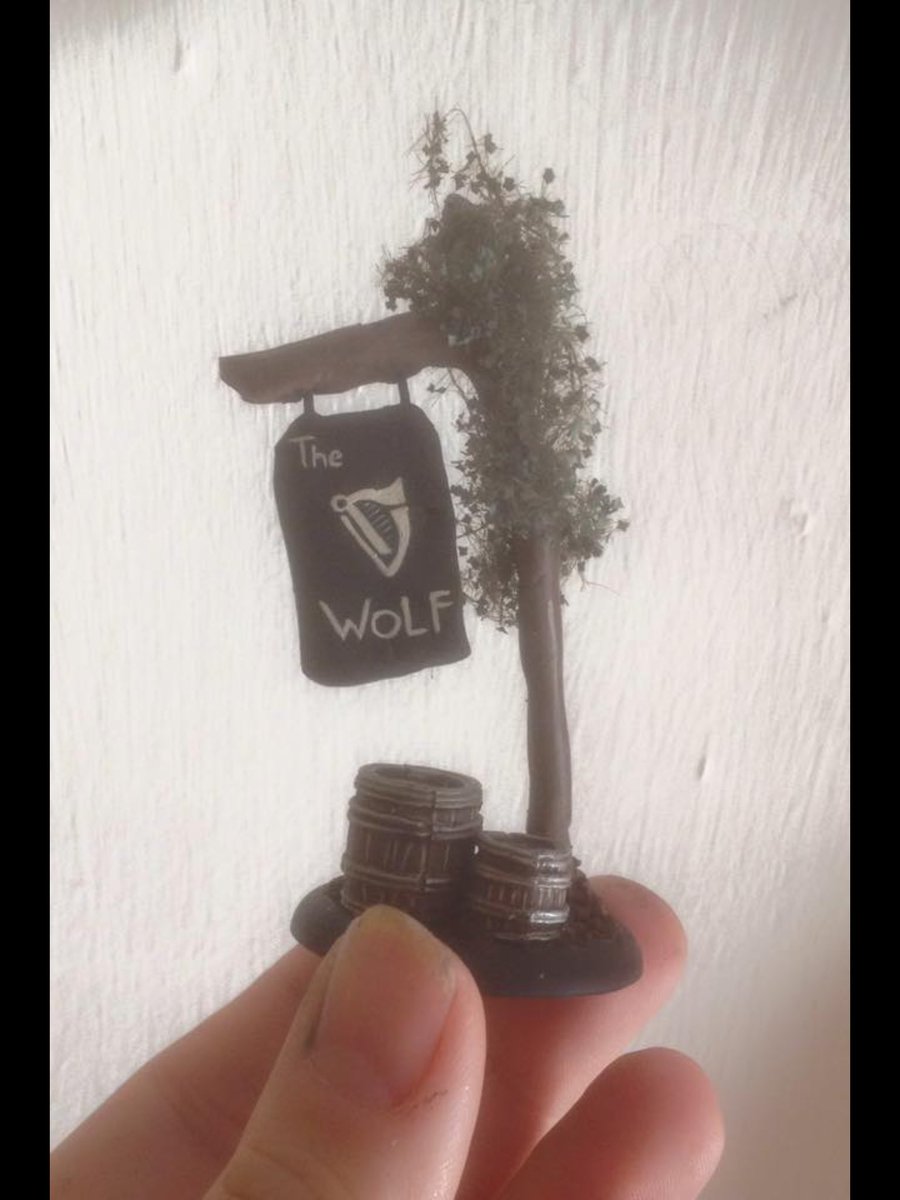 bjkernow's tweet image. The Wolf Inn for a customers Guildball Brewers team,can't wait to paint the team @GuildBall #beastsofwar