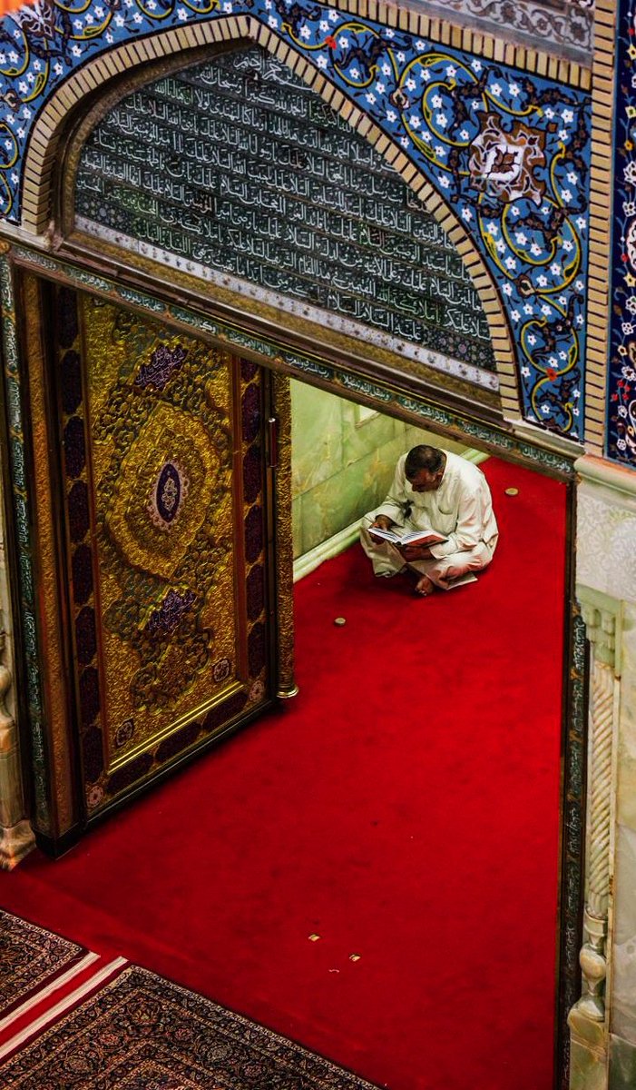 Please allow us to sit at your door in supplication and salutation.