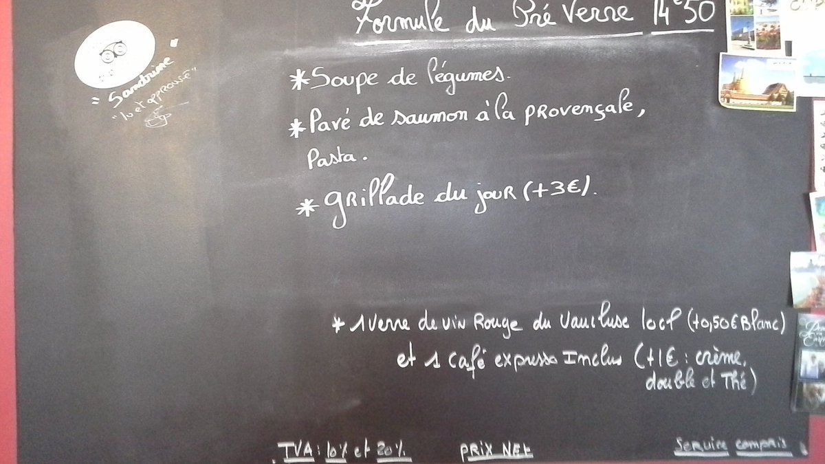 LePrVerre's tweet photo. Formule midi du Pré Verre à 14,50 € N'hésitez pas à reserver votre table au 0143545947 ou sur internet. Bon appetit! https://t.co/J1PQlqri6r