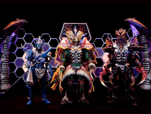 しろまゆ 3 3 3 13 大怪店 様の 水虎展 参加 Twitterissa デーボス軍は オズの魔法使い ウォースターは 体の大きい昆虫 ラッキークローバーは ハカイダー四人衆 ホロスコープスは １２星座 のようにオリジナル怪人の敵幹部のモチーフは統一性を図っ