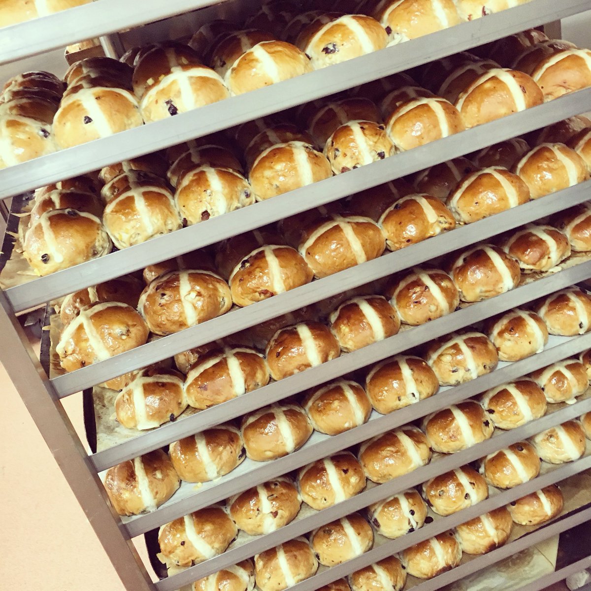 Good Friday at The Chalet.. #hotcrossbunmadness