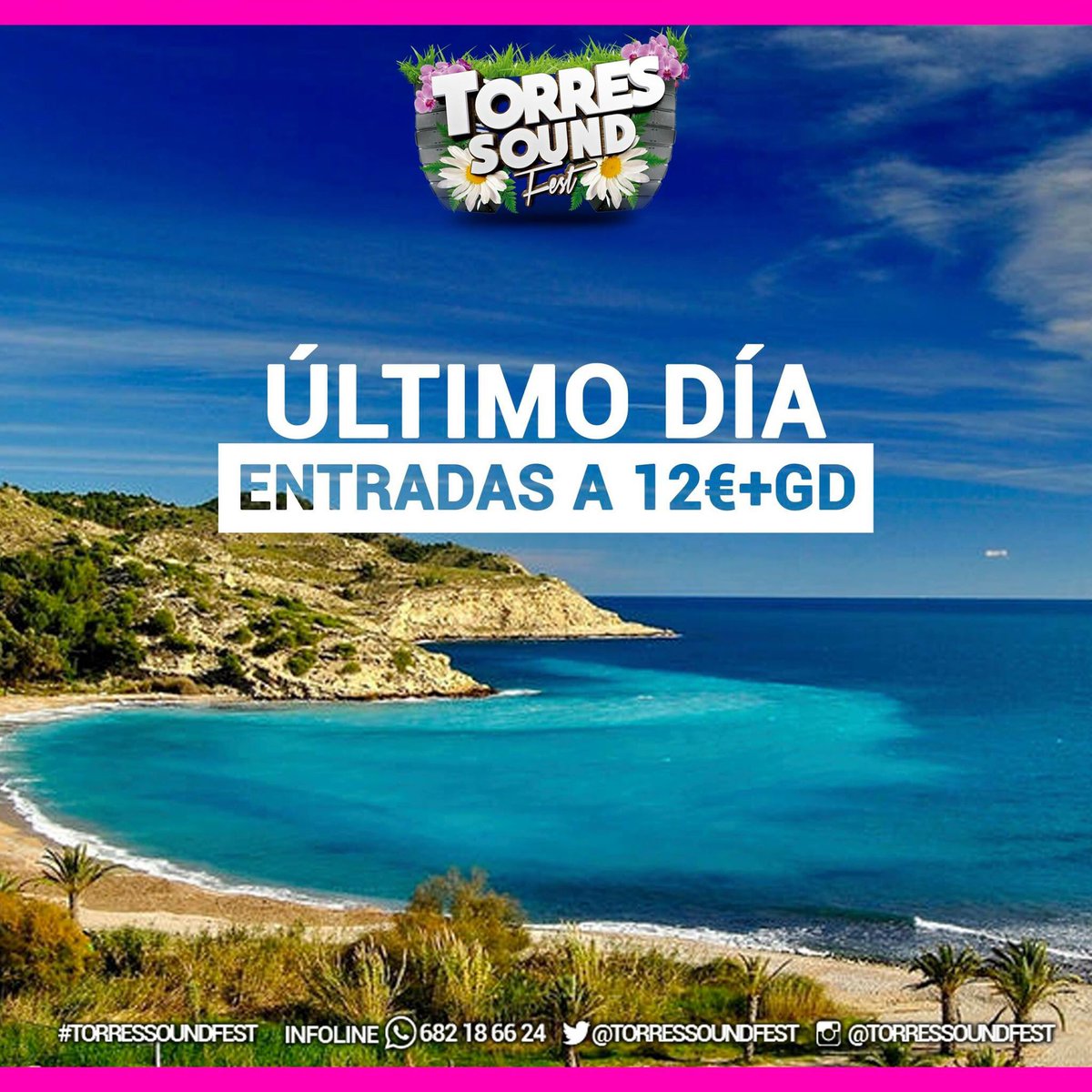 ÚLTIMO DIÁ DE ENTRADAS A 12€+GD !! 🙌🏽

bit.ly/torressound2016

📞 Infoline 682 18 66 24