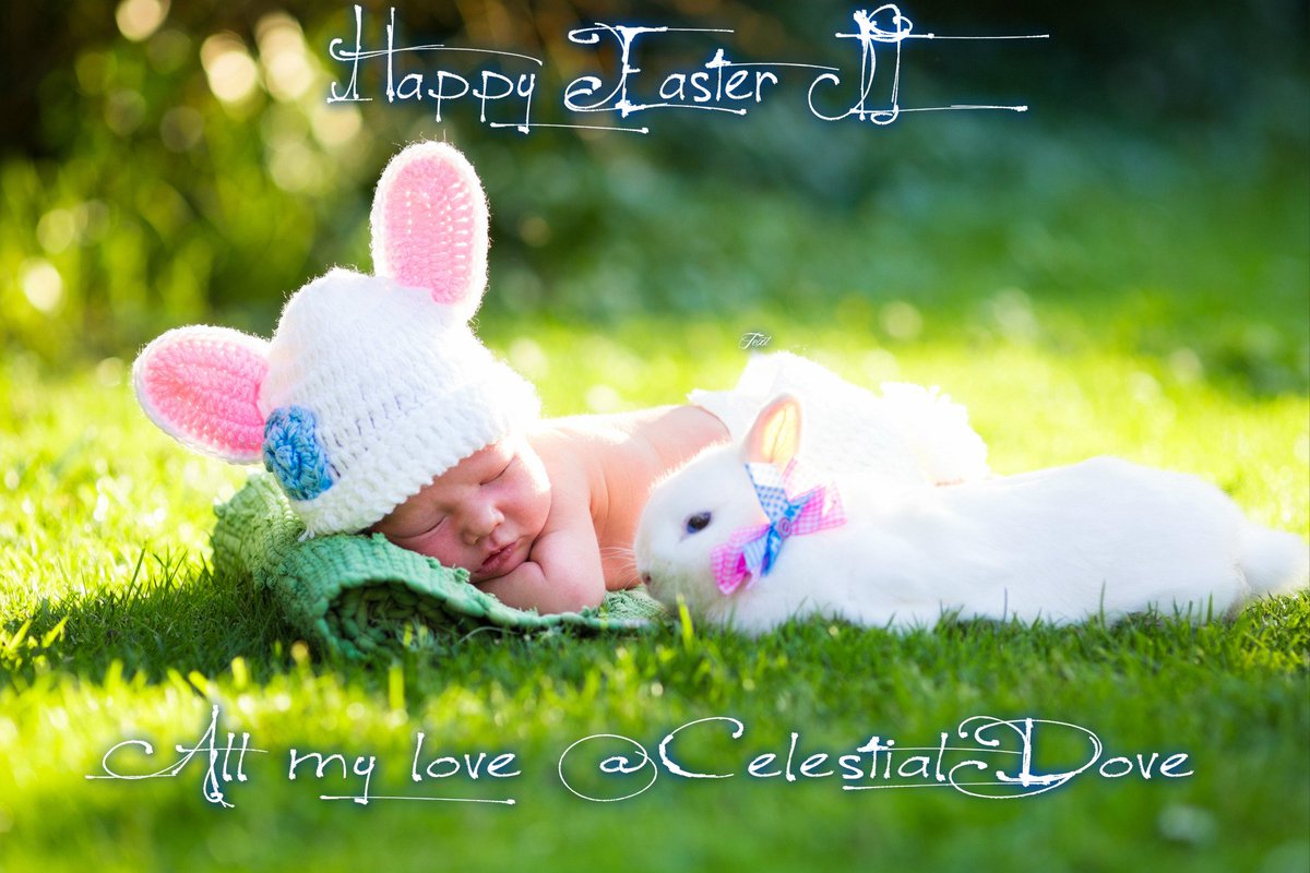 Celestial_Dove's tweet photo. *Angelically sighs my Easter Greeting to the TL* https://t.co/Hnf87qLeln