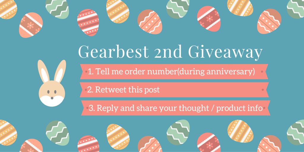 TheGearbest's tweet photo. RT and Share your order with me during #Gearbest2nd Anniversary, then u can get 150 points! https://t.co/mSYZ3gnTAX https://t.co/lTKMYgH4ZE