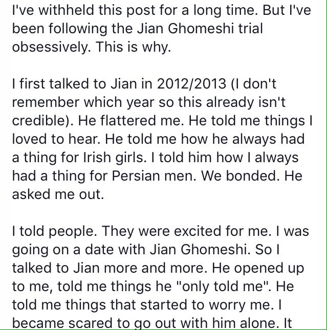 Steph__Paige's tweet image. #GhomeshiTrial #JianGhomeshi #Ghomeshi #redflags #JianGate