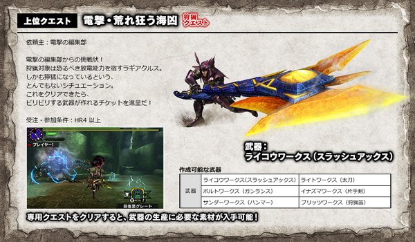 護石の錬金術師 更新 Mhx イベントクエスト一覧 T Co 3moopbl5jm 本日配信 電撃 荒れ狂う海凶 配信予定 遊戯王 美しき龍との決闘 月下の夜会 Dmc 悪魔の如き重甲虫 の情報を追加しました Mhx T Co Cyeaxihyjc