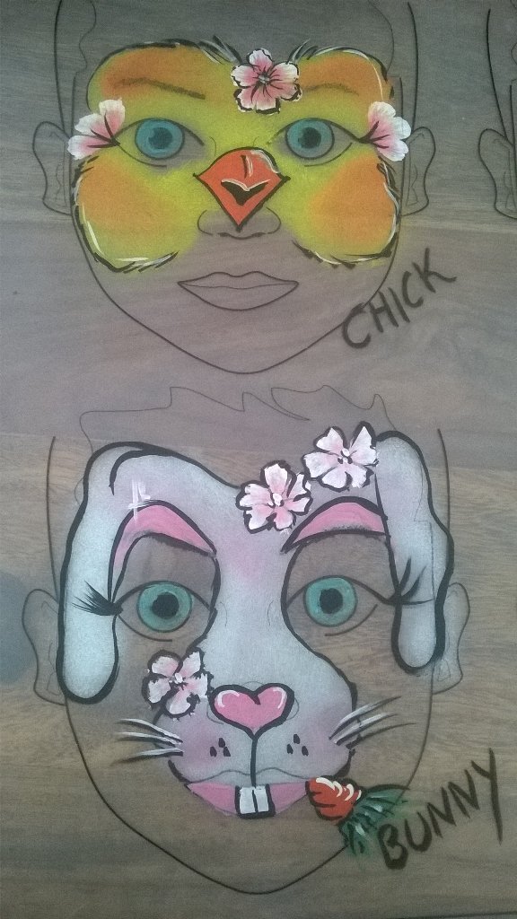 FacePaintParty's tweet photo. #Easter #bunny #chick #easterfacepaint FREE fp @BuzzworksLife this Sunday at Lido & Scotts https://t.co/7gSlyTsMTG